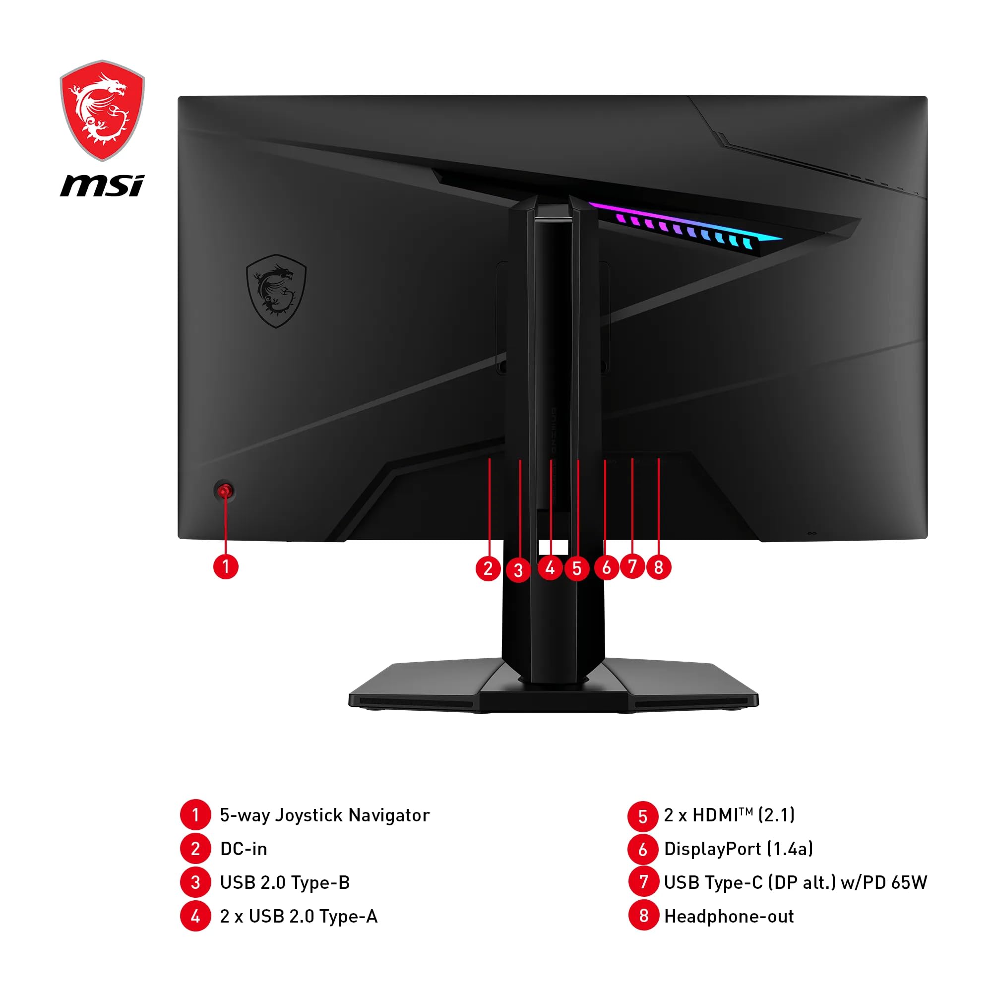 MSI MPG 274URF QD 27 Inch UHD Gaming Monitor - 3840 x 2160 Rapid
